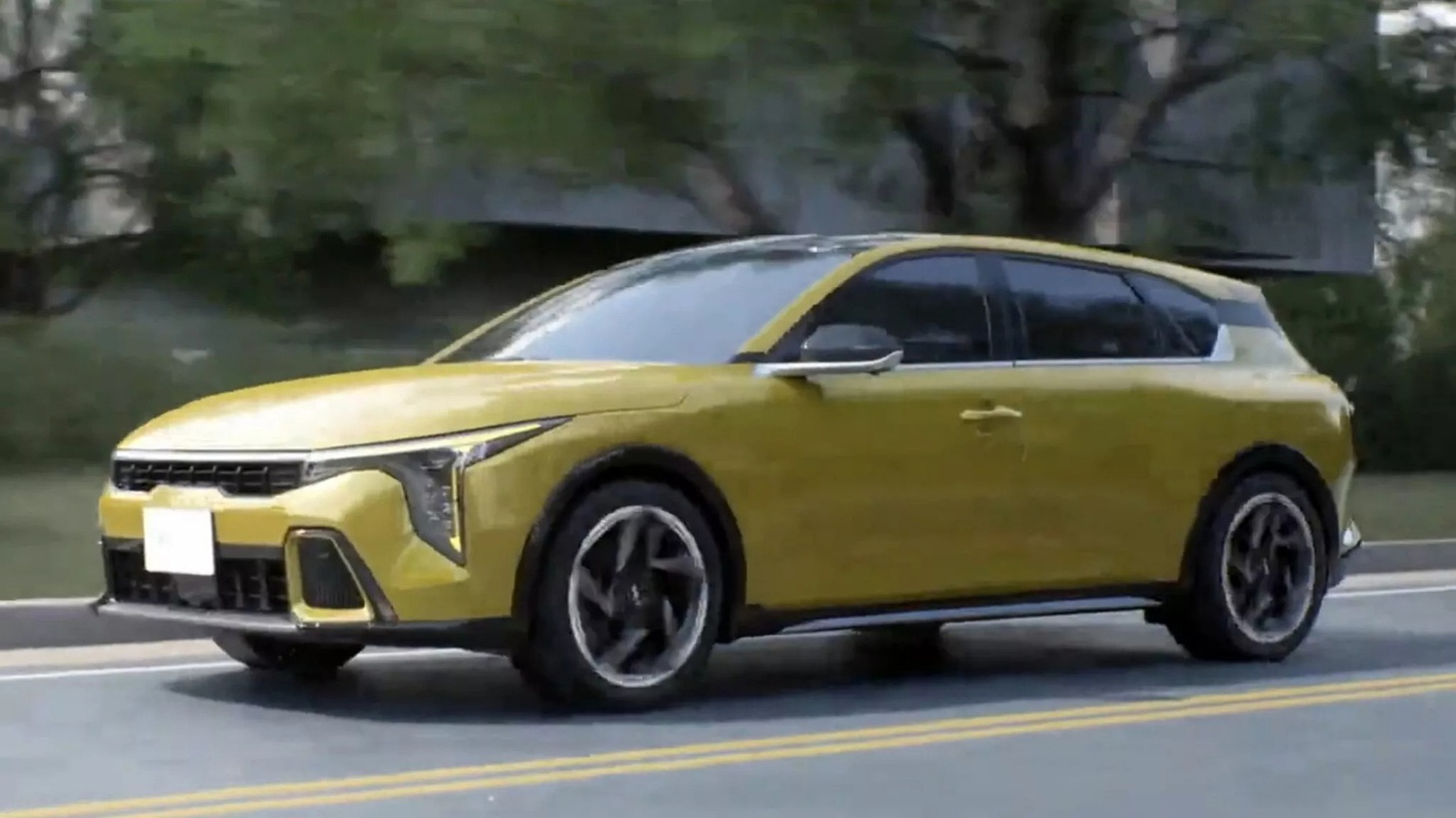 Phiên bản hatchback 5 cửa của Kia K4 - Ảnh cắt từ video, nguồn: Kia