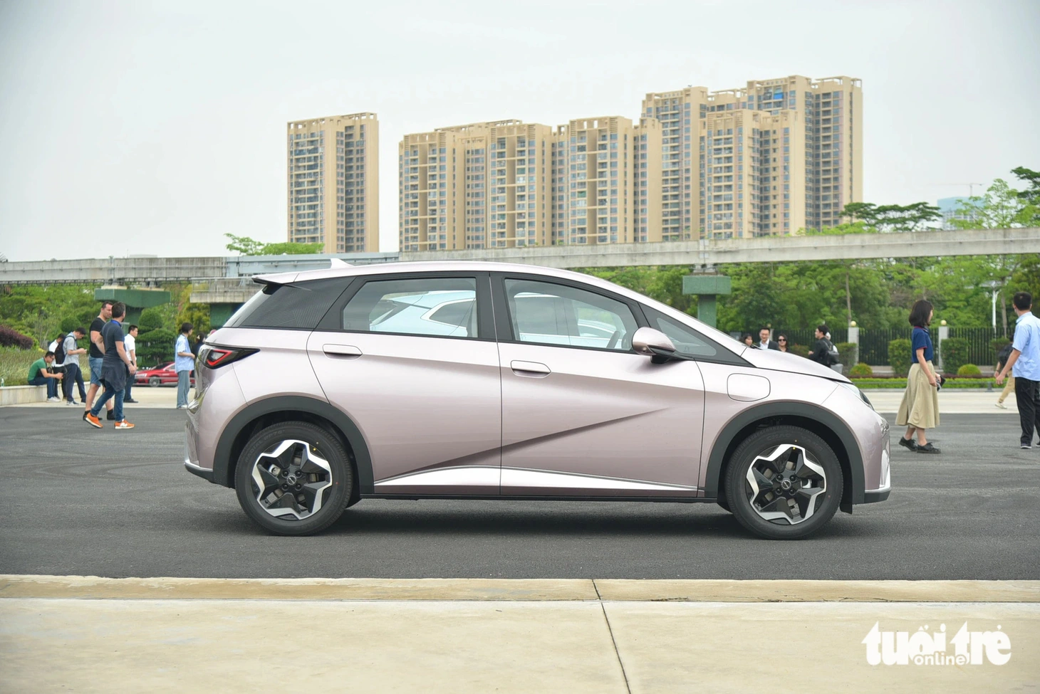 BYD Dolphin sở hữu kích thước 4.290 x 1.770 x 1.570 (mm) và chiều dài cơ sở 2.700mm. Với kích thước này, Dolphin cạnh tranh trực tiếp với MG4 Electric và Ora Good Cat ở Thái Lan như MG4 Electric và Ora Good Cat.