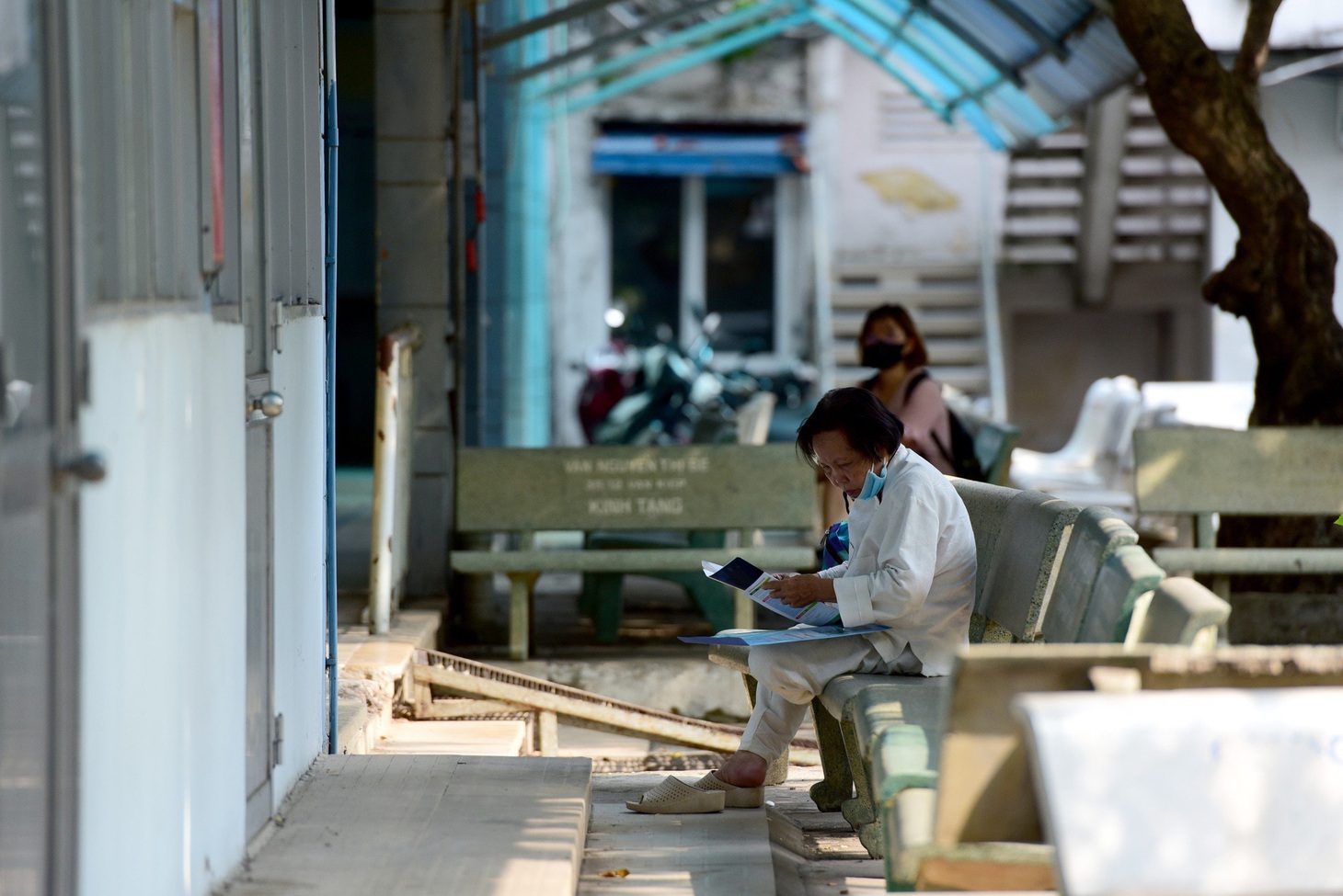 Một phần cơ sở 1 Bệnh viện Ung bướu hiện nay đã được Bệnh viện Nhân dân Gia Định
