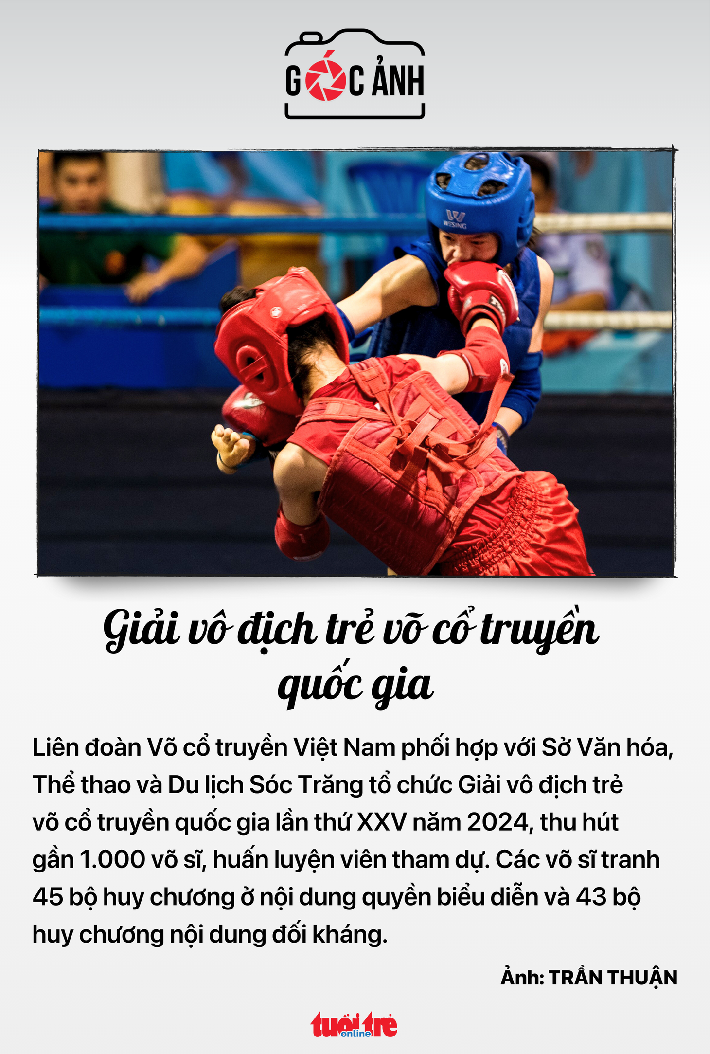 Giải vô địch trẻ võ cổ truyền quốc gia - Ảnh: TRẦN THUẬN