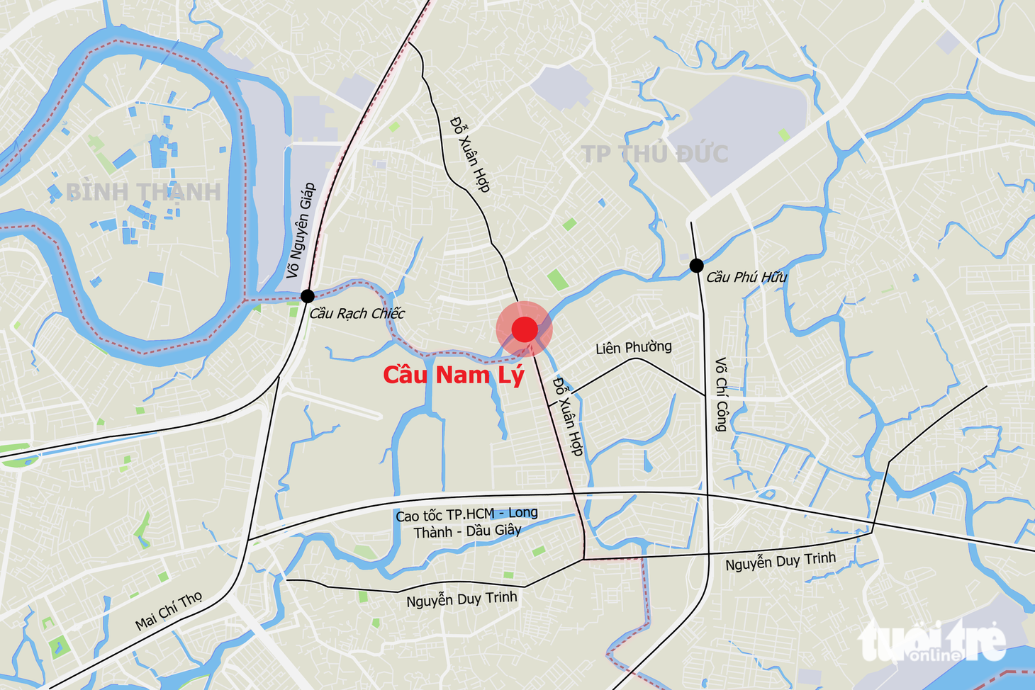 Tất bật thi công cầu Nam Lý ở Thủ Đức, thông xe cuối tháng 9 - Ảnh 9.