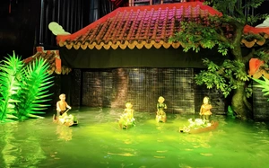 Chuyện đục chìm thuyền giặc vào vở múa rối nước Huyền sử Yết Kiêu - Ảnh 2.