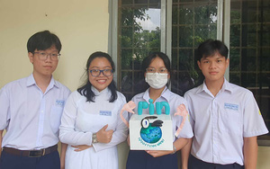 Teen trường THPT Nguyễn Công Trứ và dự án gom pin cũ thiết thực