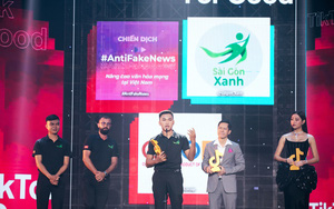 Nhóm Sài Gòn Xanh được vinh danh tại TikTok Awards Việt Nam 2023
