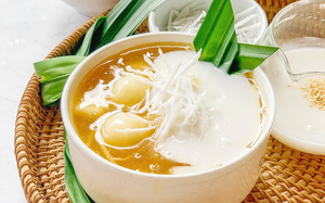 Ấm lòng ngày mưa với chè khoai mì mochi dẻo