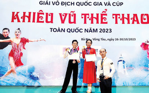 Nữ sinh Trường THCS Nguyễn An Ninh rinh nhiều huy chương khiêu vũ thể thao