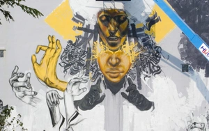 Vẽ graffiti lên tường nhà dân: Quận Ngũ Hành Sơn sẽ mời cơ quan chuyên môn thẩm định tranh