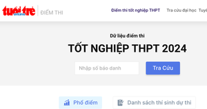 Đón xem điểm thi tốt nghiệp THPT 2024 trên Tuổi Trẻ