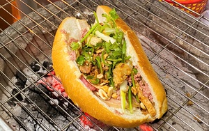 15 ngàn đồng ổ bánh mì heo quay Kim Mai, nhiều thịt quá, tìm mãi mới thấy rau - Ảnh 5.