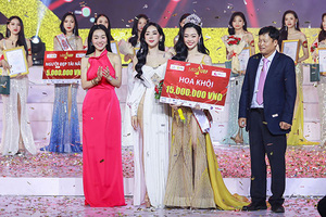 Lê Phan Ngọc Khánh đoạt danh hiệu Hoa khôi Miss UEF 2022