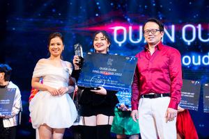 Quán quân Giọng hát Việt Nhí 2015 chiến thắng tại cuộc thi âm nhạc Tiếng Anh cho Gen Z