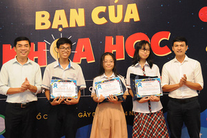 Teen trường THPT Trần Phú đoạt giải nhất cuộc thi Bạn của khoa học