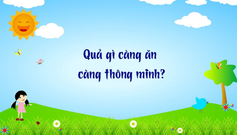 Quả gì càng ăn càng thông minh? Bí quyết để nâng cao trí tuệ