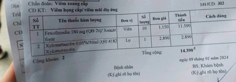 Đơn Thuốc Viêm Mũi Xoang Cấp: Hướng Dẫn Chi Tiết và Lưu Ý Quan Trọng