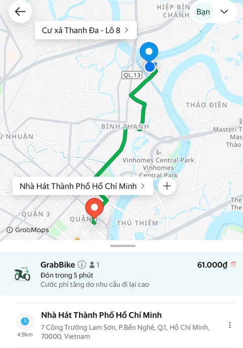 Đợi cả tiếng chưa bắt được Grab dù giá tăng cao, vì sao? - Ảnh 1.