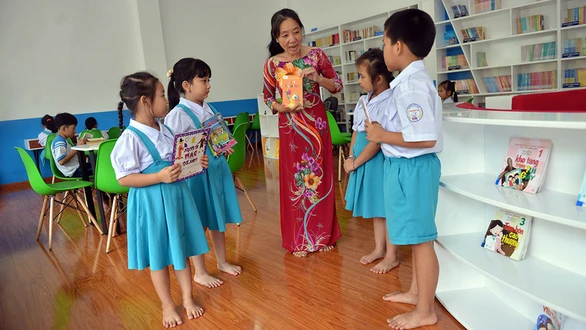 Khánh thành thư viện sách do Chủ tịch nước tài trợ - Ảnh 7. Khánh thành thư viện sách do Chủ tịch nước tài trợ - Ảnh 7.