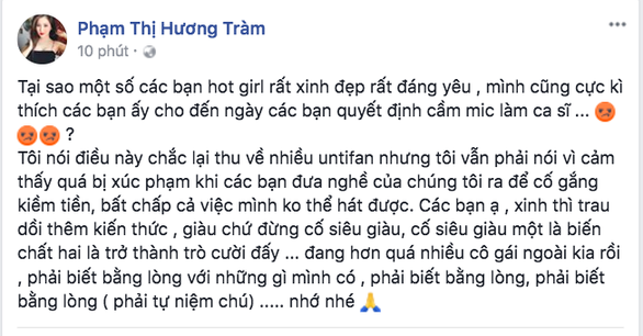 Chi Pu hát, không chỉ có Hương Tràm chê - Ảnh 4. Chi Pu hát, không chỉ có Hương Tràm chê - Ảnh 4.