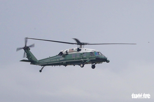 Cận cảnh trực thăng Marine One thử sức ở Đà Nẵng - Ảnh 13. Cận cảnh trực thăng Marine One thử sức ở Đà Nẵng - Ảnh 13.