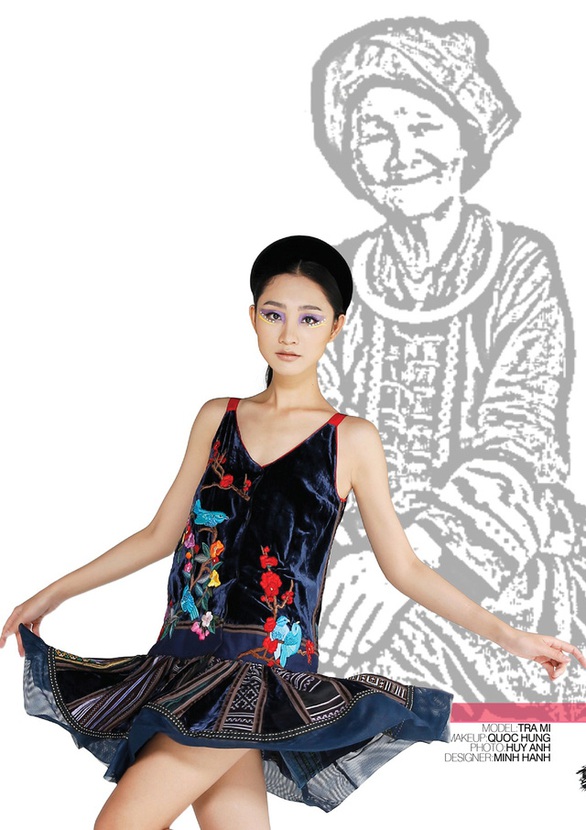 Nhà thiết kế Minh Hạnh mang bộ sưu tập thổ cẩm đến Geneve - Ảnh 8. Nhà thiết kế Minh Hạnh mang bộ sưu tập thổ cẩm đến Geneve - Ảnh 8.