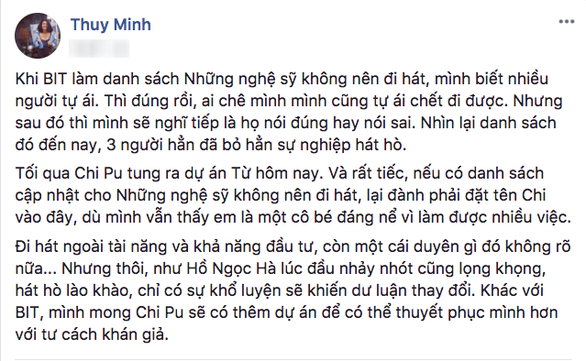 Chi Pu hát, không chỉ có Hương Tràm chê - Ảnh 3. Chi Pu hát, không chỉ có Hương Tràm chê - Ảnh 3.