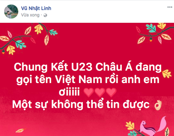 Fan bùng nổ với chiến thắng không tưởng của U23 Việt Nam - Ảnh 30. Fan bùng nổ với chiến thắng không tưởng của U23 Việt Nam - Ảnh 30.