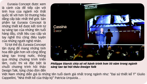 Philippe Starck đến Việt Nam trong hội thảo Eurasia Concept Design Talk - Ảnh 4.