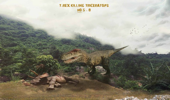 ‘Công viên Khủng long’ tại Công viên suối khoáng nóng Núi Thần Tài - Ảnh 3. ‘Công viên Khủng long’ tại Công viên suối khoáng nóng Núi Thần Tài - Ảnh 3.