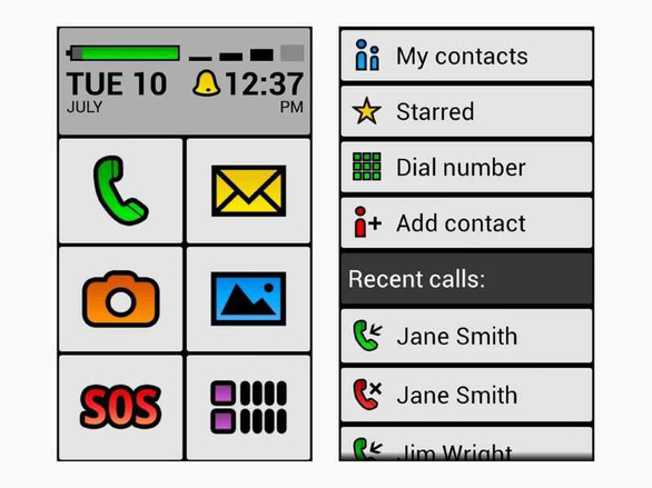‘Độ’ smartphone cho người lớn tuổi sử dụng dễ hơn