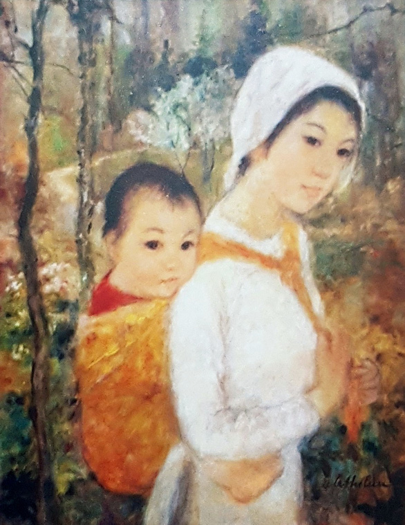 Xem tranh tại triển lãm Lê Thị Lựu - Ấn tượng hoàng hôn - Ảnh 10.