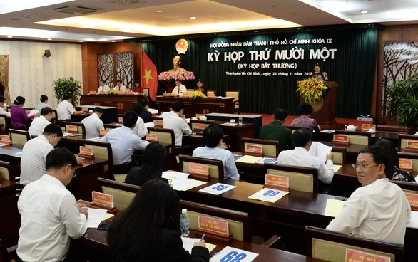 HĐND TP.HCM họp bất thường bầu nhân sự mới - Ảnh 1. HĐND TP.HCM họp bất thường bầu nhân sự mới - Ảnh 1.