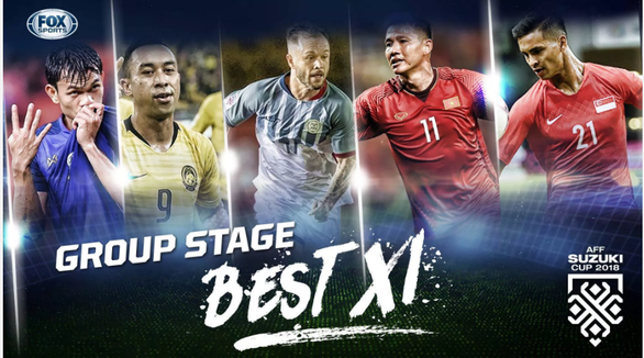 FOX Sports gây tranh cãi với đội hình tiêu biểu vòng bảng AFF Cup - Ảnh 1.