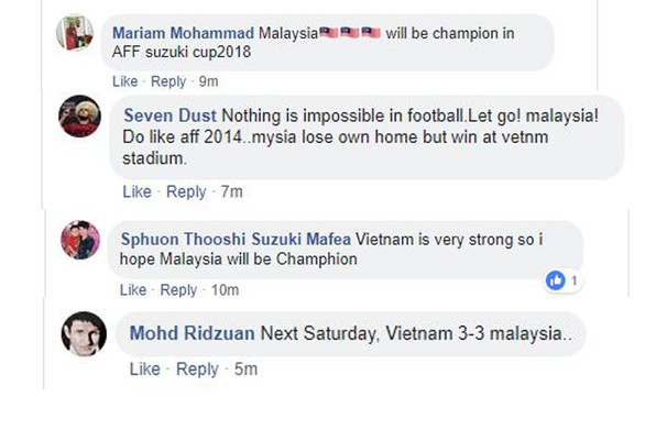 Hòa Việt Nam, CĐV Malaysia khen nức nở cầu thủ đội nhà - Ảnh 2. Hòa Việt Nam, CĐV Malaysia khen nức nở cầu thủ đội nhà - Ảnh 2.