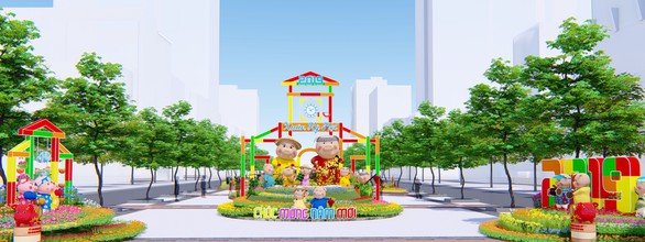 Công bố những nét mới của đường hoa Nguyễn Huệ Tết Kỷ Hợi - Ảnh 2. Công bố những nét mới của đường hoa Nguyễn Huệ Tết Kỷ Hợi - Ảnh 2.