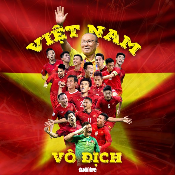 Tuổi Trẻ tặng bạn đọc poster cổ động đội tuyển Việt Nam - Ảnh 2. Tuổi Trẻ tặng bạn đọc poster cổ động đội tuyển Việt Nam - Ảnh 2.