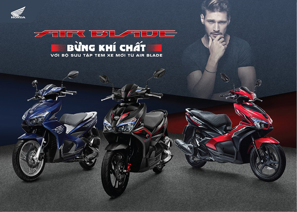 Phiên bản mới Air Blade 125 có mặt tại các đại lý Honda - Ảnh 1. Phiên bản mới Air Blade 125 có mặt tại các đại lý Honda - Ảnh 1.
