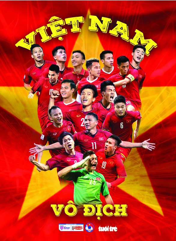 Tuổi Trẻ tặng bạn đọc poster cổ động đội tuyển Việt Nam - Ảnh 1. Tuổi Trẻ tặng bạn đọc poster cổ động đội tuyển Việt Nam - Ảnh 1.
