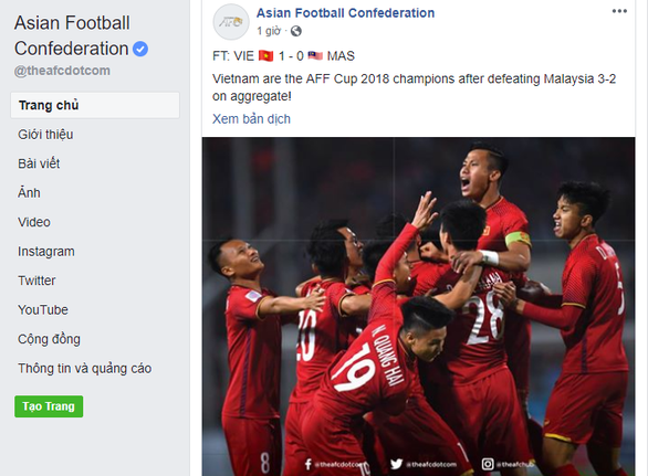 La Liga, Bundesliga và thế giới chức mừng tuyển Việt Nam - Ảnh 3. La Liga, Bundesliga và thế giới chức mừng tuyển Việt Nam - Ảnh 3.