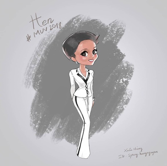 Tranh chibi đầy thần thái của H’Hen Niê tại cuộc thi Hoa hậu Hoàn vũ - Ảnh 4. Tranh chibi đầy thần thái của H’Hen Niê tại cuộc thi Hoa hậu Hoàn vũ - Ảnh 4.
