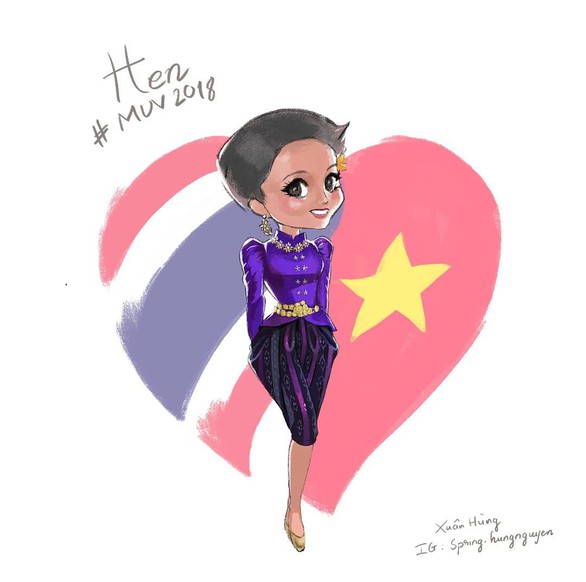 Tranh chibi đầy thần thái của H’Hen Niê tại cuộc thi Hoa hậu Hoàn vũ - Ảnh 6. Tranh chibi đầy thần thái của H’Hen Niê tại cuộc thi Hoa hậu Hoàn vũ - Ảnh 6.