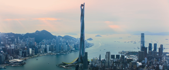 Thót tim với màn đu người trên không trong bom tấn Skyscraper - Ảnh 3. Thót tim với màn đu người trên không trong bom tấn Skyscraper - Ảnh 3.