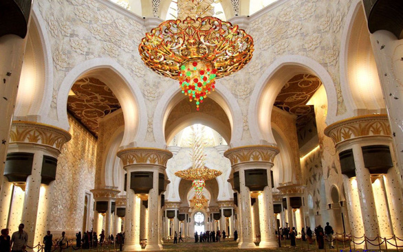 Sheikh Zayed - Thánh đường trắng tuyệt đẹp ở Abu Dhabi - Ảnh 7. Sheikh Zayed - Thánh đường trắng tuyệt đẹp ở Abu Dhabi - Ảnh 7.