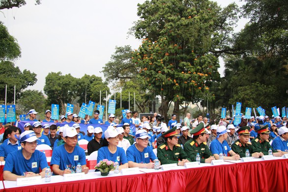 Mít tinh hưởng ứng Ngày thế giới phòng chống bom mìn - Ảnh 1. Mít tinh hưởng ứng Ngày thế giới phòng chống bom mìn - Ảnh 1.