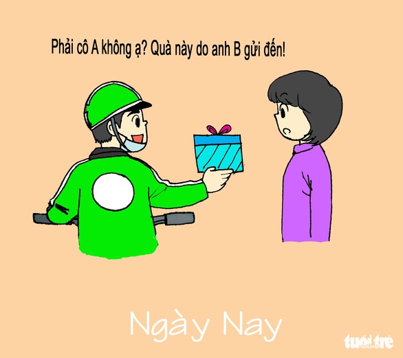 Hí họa: khác biệt giữa ngày Quốc tế Phụ nữ 8-3 xưa và nay - Ảnh 2. Hí họa: khác biệt giữa ngày Quốc tế Phụ nữ 8-3 xưa và nay - Ảnh 2.