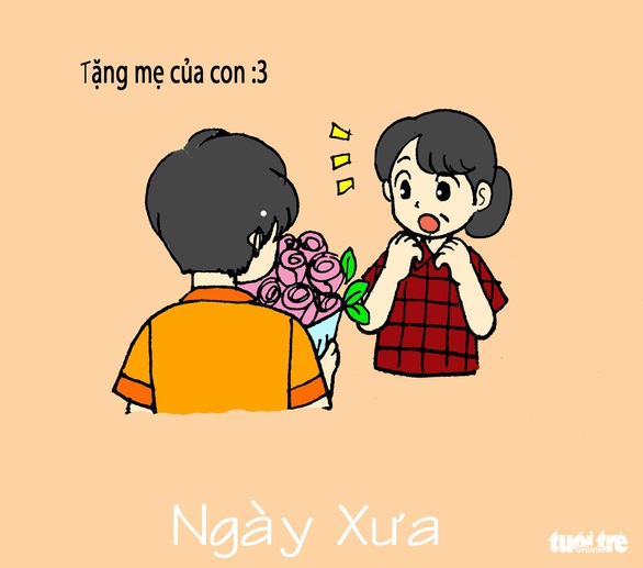 Hí họa: khác biệt giữa ngày Quốc tế Phụ nữ 8-3 xưa và nay - Ảnh 3. Hí họa: khác biệt giữa ngày Quốc tế Phụ nữ 8-3 xưa và nay - Ảnh 3.