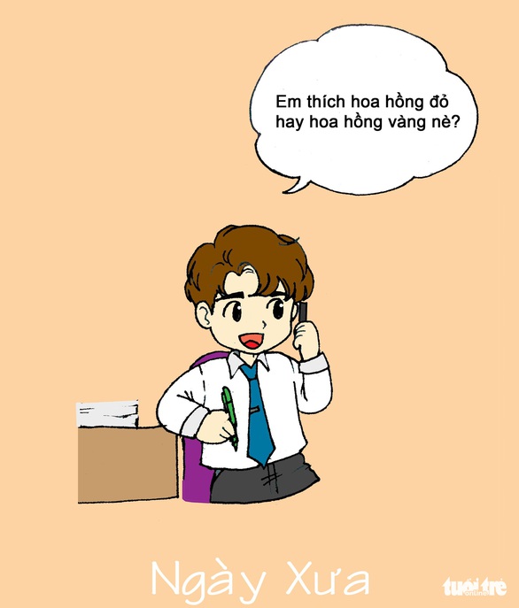 Hí họa: khác biệt giữa ngày Quốc tế Phụ nữ 8-3 xưa và nay - Ảnh 9. Hí họa: khác biệt giữa ngày Quốc tế Phụ nữ 8-3 xưa và nay - Ảnh 9.