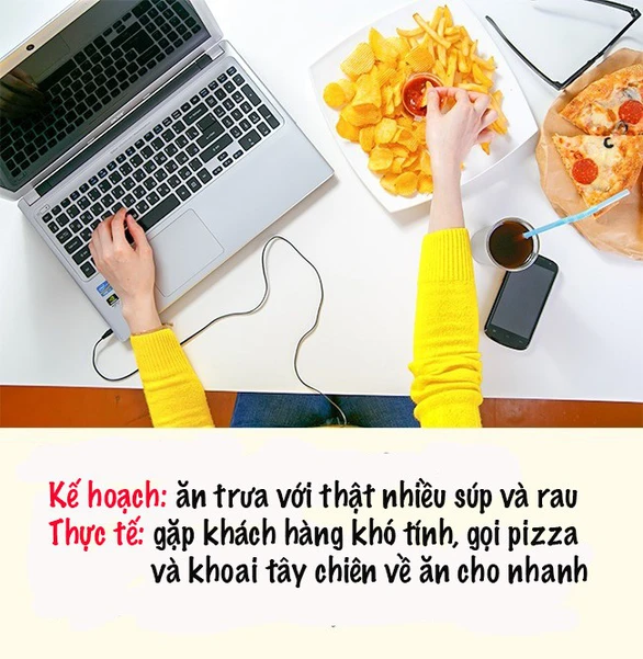 5 thủ phạm gây lên cân ở chốn công sở - Ảnh 2. 5 thủ phạm gây lên cân ở chốn công sở - Ảnh 2.