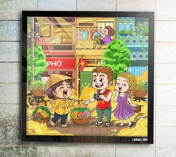 Vẽ cả Hà Nội qua lời kể của bạn bè - Ảnh 1. Vẽ cả Hà Nội qua lời kể của bạn bè - Ảnh 1.