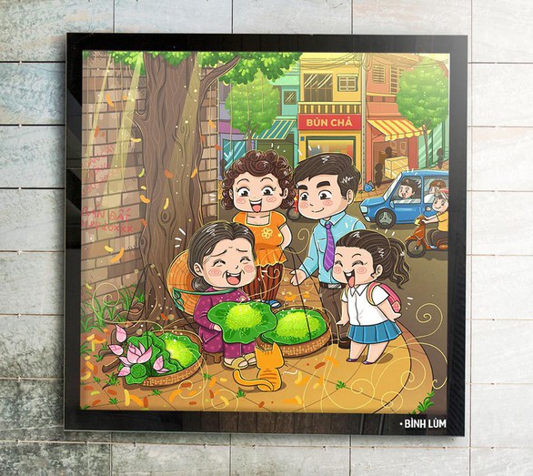Vẽ cả Hà Nội qua lời kể của bạn bè - Ảnh 6. Vẽ cả Hà Nội qua lời kể của bạn bè - Ảnh 6.