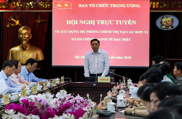 Đề xuất mô hình bí thư kiêm chủ tịch ở đặc khu kinh tế - Ảnh 1. Đề xuất mô hình bí thư kiêm chủ tịch ở đặc khu kinh tế - Ảnh 1.