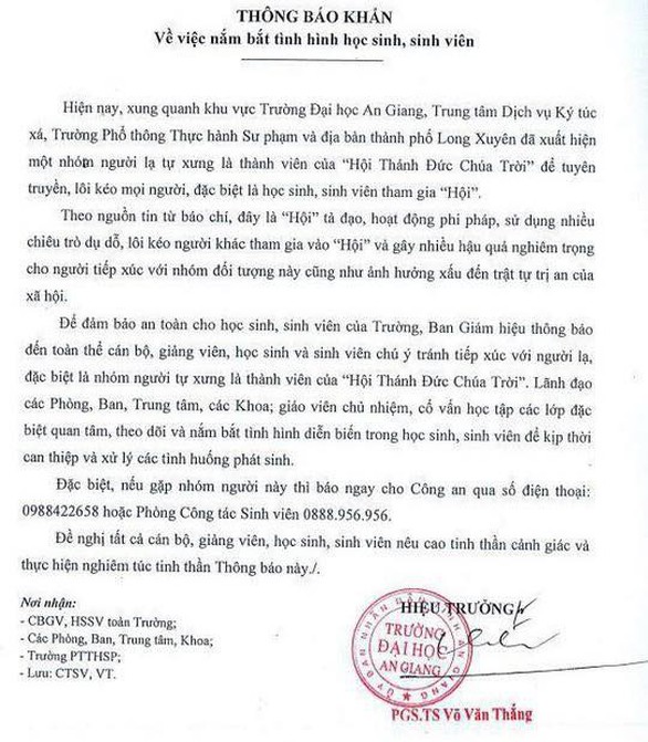 Tôi bị hội viên Hội Thánh Đức Chúa Trời lôi kéo như thế nào? - Ảnh 2. Tôi bị hội viên Hội Thánh Đức Chúa Trời lôi kéo như thế nào? - Ảnh 2.